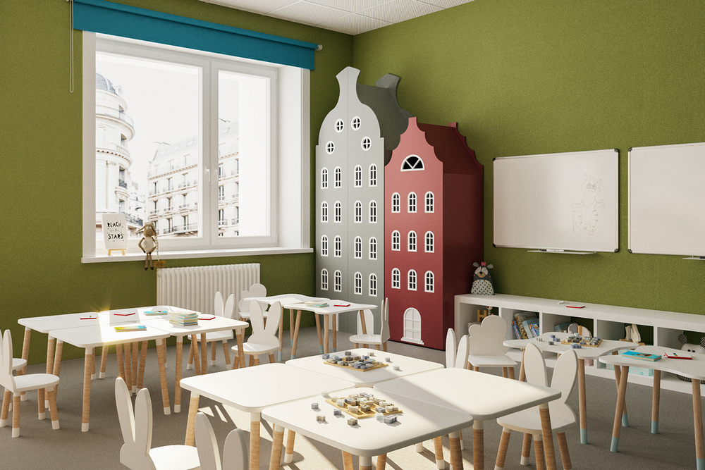 Современные подходы к оформлению детских садов в разных странах мира