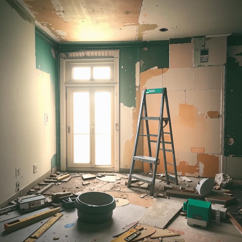 Сложности уборки квартир после ремонта