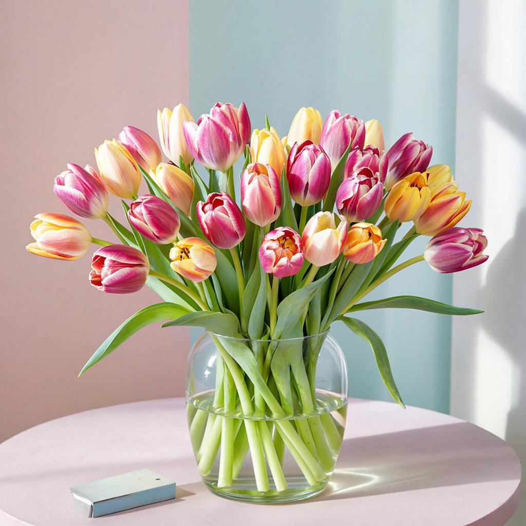 Как продлить жизнь букета тюльпанов