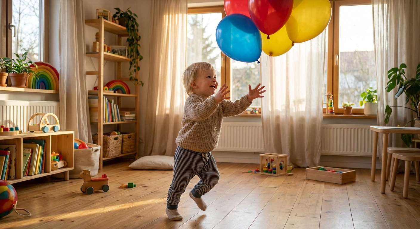 Развивающие игры с воздушными шарами для малышей: эмоциональное и физическое развитие