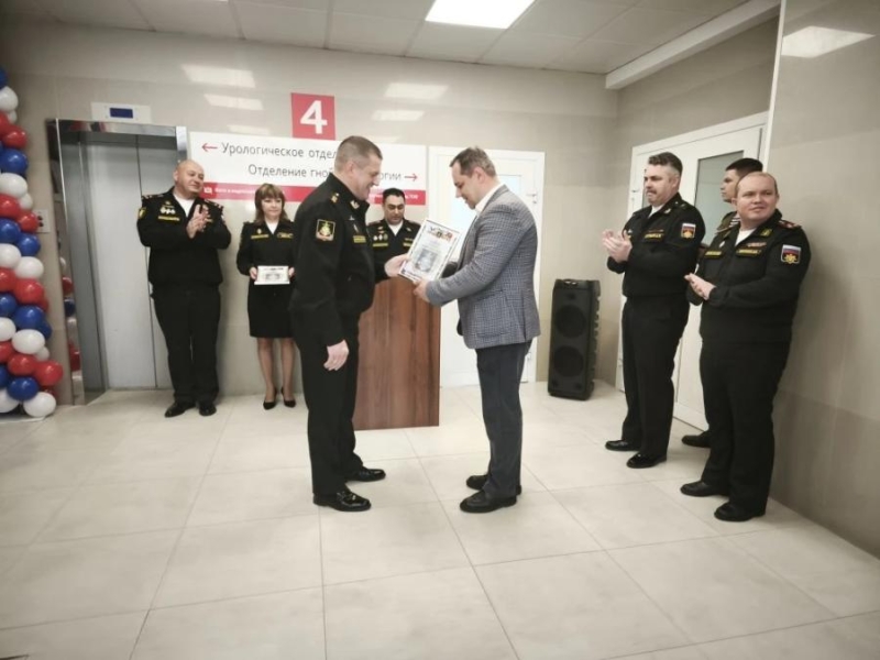 При поддержке ВТБ открылось обновленное отделение госпиталя Тихоокеанского флота