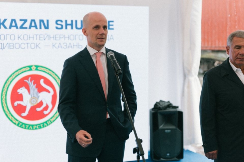 FESCO Kazan Shuttle: первый поезд в рамках нового сервиса отправился из ВМТП в Татарстан