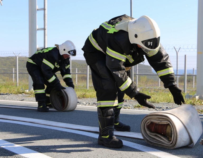 Нефтепорт Козьмино провел плановые пожарно-тактические учения