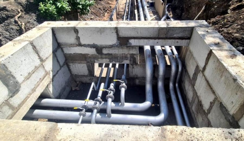 Теплотрассу на Черемуховой почти завершили реконструировать