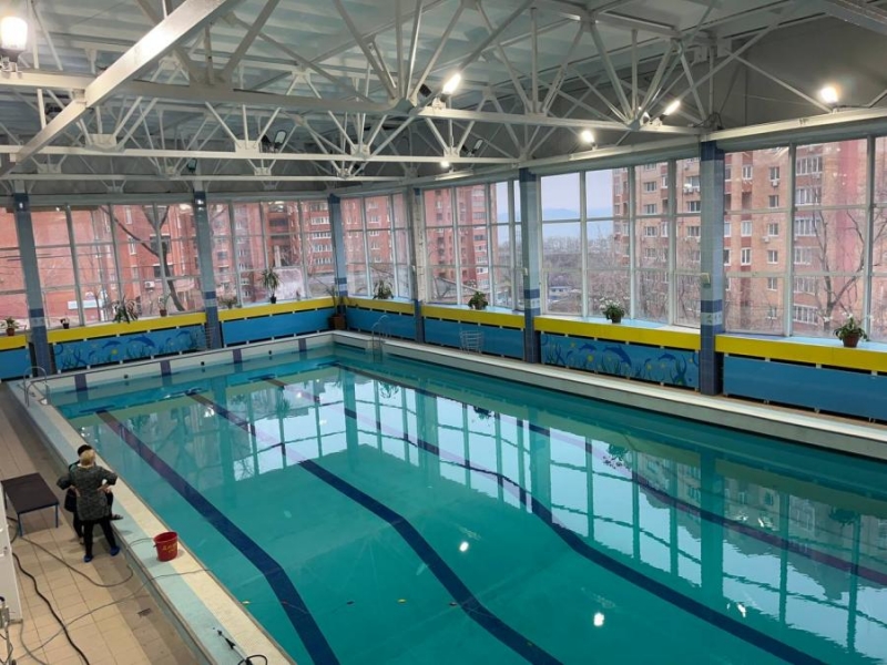 Воду бассейна Дворца спорта «Юность» проверят после ремонтных работ