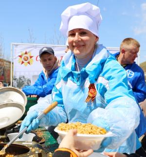«Восточники» и жители Врангеля отпраздновали День Победы