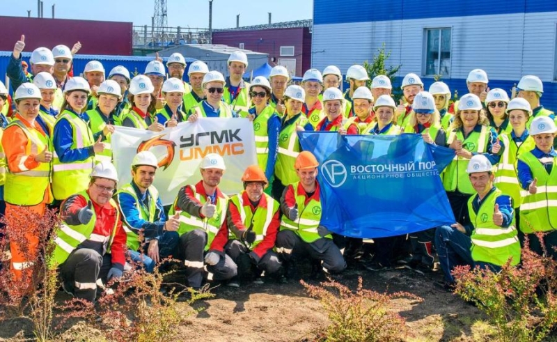 «Восточный Порт» провёл акцию по озеленению специализированного комплекса